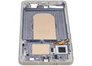Chasis medio Samsung Galaxy S25 Edge 5G, color Titanium Icyblue/Silver, repuesto para reparación.
