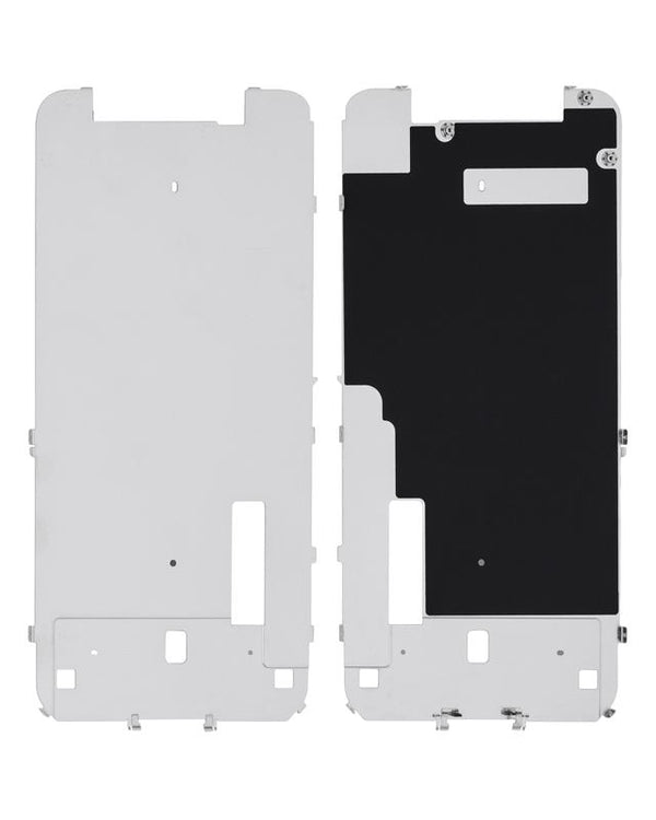 Reparación de pantalla iPhone XR con steel plate y escudo térmico en Guatemala.