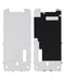 Reparación de pantalla iPhone XR con steel plate y escudo térmico en Guatemala.