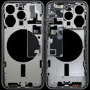 Chasis medio con piezas pequenas iPhone 15 Pro (EU / Global Version) (White Titanium)