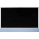 Pantalla original iMac 24" A2873/A3137/A3247 usada, OEM pull, grade A, azul, con agujero grande para cámara.