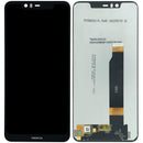 Pantalla original Nokia 5.1 Plus (Nokia X5) negra para reparación de display LCD y cristal frontal.