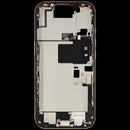 Carcasa intermedia con flex de puerto de carga iPhone 16 Pro (US Version) (Desert Titanium)