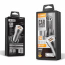 Encuentra el cargador de auto dual USB-A LDNIO C407Q QC3.0 con cable USB A-M en Guatemala, ideal para cargar dispositivos rápidamente.
