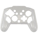 Funda protectora transparente para Control Pro Nintendo Switch 2, mostrando su diseño ergonómico y material resistente.