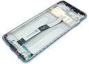 Pantalla LCD de repuesto Xiaomi Redmi Note 9 Pro gris, con marco, para reparación de display.