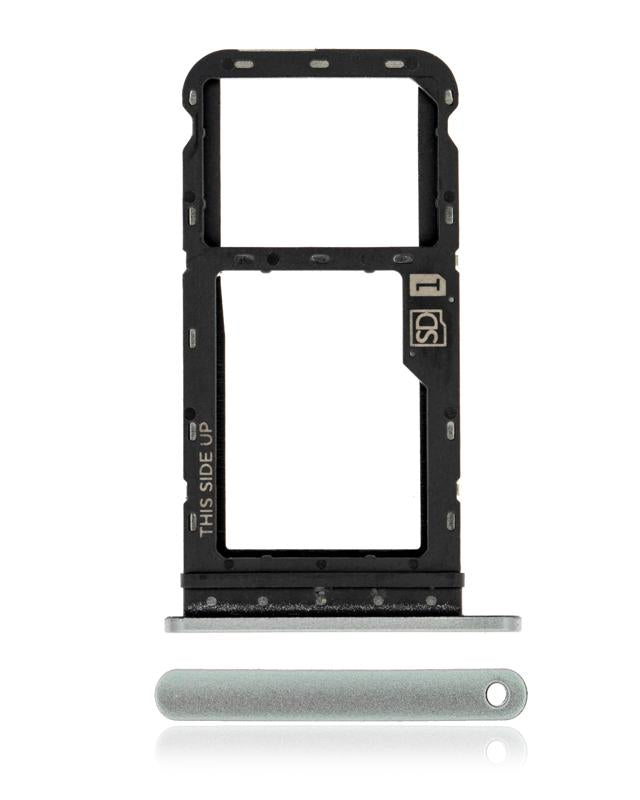 Bandeja de SIM para Motorola Moto G Power (XT2117 / 2021) Original (Plata Nebulosa)