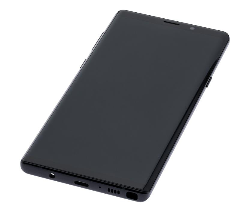 Reparación de pantalla OLED con marco para Samsung Galaxy Note 9 en Guatemala.