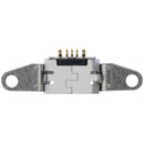 Puertos de carga para soldar con 05 pines, Micro B y 4 puntos de anclaje disponibles en Guatemala para reparaciones electrónicas.
