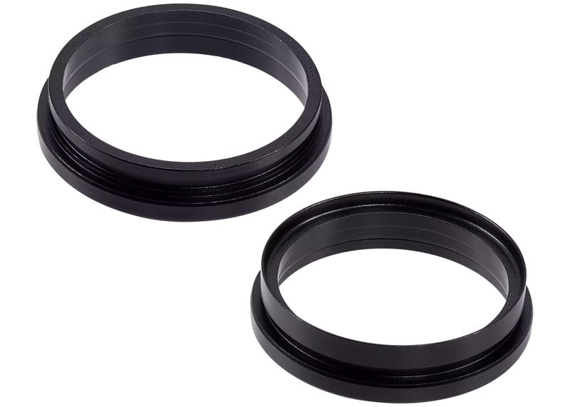 Anillo de bisel de camara trasera iPhone 16 / 16 Plus (Negro) (Juego de 2 piezas)