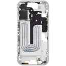 Encuentra el chasis central con botón de encendido y volumen para tu iPhone 16 versión internacional en Guatemala.