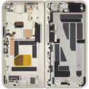 Pantalla OLED interna refurbished Google Pixel 10 Pro Fold color jade con marco para reparación de display.