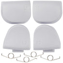 Botones gatillo blancos R1 L1 R2 L2 con resortes para reparación de control PlayStation 5 BDM-020.