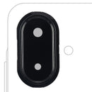 Lente de cámara trasera con bisel para Samsung Galaxy A07 4G (A075) negro, repuesto de cristal.