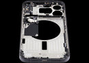 Tapa trasera original iPhone 15 Pro Max, titanio negro, grado C, repuesto A2849, A3105.