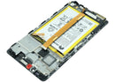 Pantalla original Huawei Mate 8 NXT-L09 con marco, repuesto para reparación de display LCD frontal.