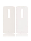 Tapa trasera de vidrio blanca para Motorola Moto X Play (XT1561), repuesto para reparación, back cover.