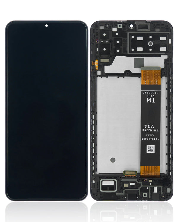 Pantalla con marco para Samsung Galaxy A13 4G - Color negro en Guatemala, el mejor precio en mayorista de reparaciones de pantallas.