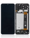 Pantalla con marco para Samsung Galaxy A13 4G - Color negro en Guatemala, el mejor precio en mayorista de reparaciones de pantallas.