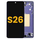 Pantalla OLED refurbished para Samsung Galaxy S26 5G Cobalt Violet, lista para reparación de display.