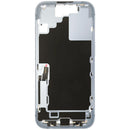 Tapa trasera original iPhone 17 Mist Blue con batería integrada, versión US, para reparación A3790/A3791.