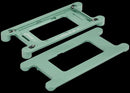 Molde de presión magnética XHZC para alineación pantalla iPhone 17 Pro, 2-pack. Herramienta de reparación LCD.