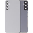 Tapa trasera plateada para Samsung Galaxy A34 5G (SM-A346B) con lente de cámara, repuesto aftermarket.