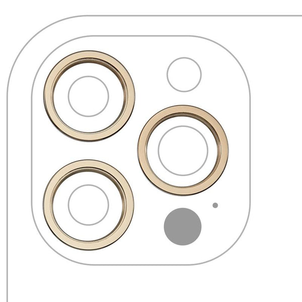 Encuentra el reemplazo del anillo bisel de cámara trasera para iPhone 12 Pro Max (Gold) en Guatemala, ideal para reparaciones en talleres y mayoristas.