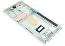 Tapa superior original Samsung Galaxy S23 Ultra S918 color crema, repuesto Service Pack para chasis y bisel.