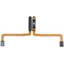 Flex lector de huella dactilar negro para Samsung Galaxy A24 4G (A245) con sensor integrado, ideal para reparación.
