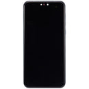 Pantalla OLED refurbished azul con marco para Honor Magic7 Pro, ideal para cambio y reparación de display.