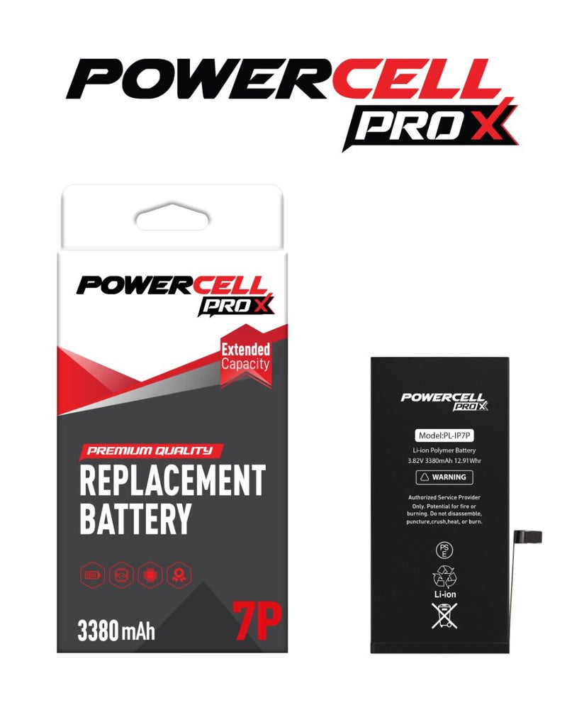 Bateria Powercell para iPhone 7 Plus - Capacidad Extendida (3380 mAh)