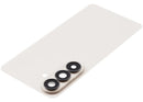 Tapa trasera de repuesto Samsung Galaxy S26 rosa dorado con lente de cámara, para cambio de tapa rota.