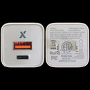 Cargador de pared GaN 30W AmpSentrix Pro, USB-C y USB-A, color Desert Titanium para carga rápida.