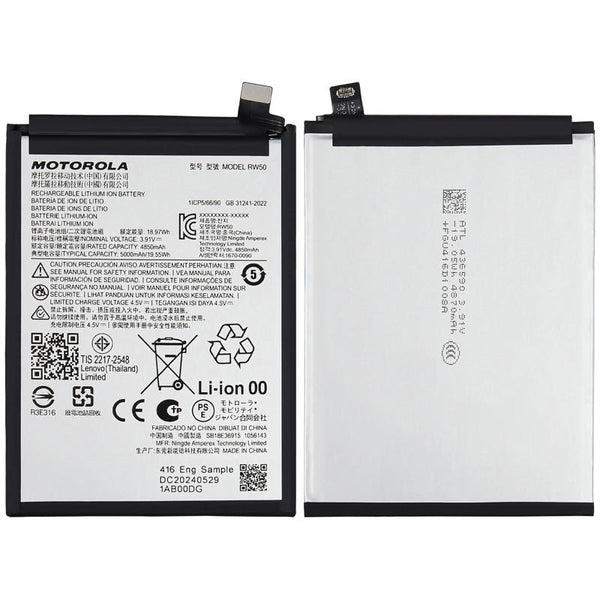 Encuentra la batería compatible para Motorola Moto G Power 5G (XT2515 / 2025) (RW50) en Guatemala, disponible para reemplazo en talleres de reparaciones autorizados.
