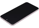 Pantalla LCD refurbished rosa para Oppo Reno 13 Pro (CPH2697) con marco, ideal para reparación de pantalla rota.
