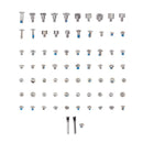 Juego completo de tornillos compatible para iPhone 16