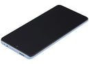 Pantalla OLED azul refurbished para Xiaomi Poco F5 Pro, Redmi K60 y K60 Pro con marco integrado, ideal para reparación.