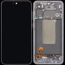 Pantalla OLED con marco Samsung Galaxy A56 5G (A566 / 2025) (Grafite)