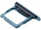 Compra la bandeja doble SIM para iPhone 16 / 16 Plus en Guatemala, ideal para reparaciones o como accesorio, disponible en color teal.