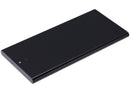 Pantalla OLED 120Hz con marco para Samsung Galaxy S22 Ultra 5G en grafito, azul cielo y rojo.