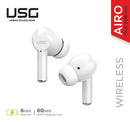 Compra auriculares True Wireless USG Airo en Guatemala al mejor precio en tiendas de accesorios de audio y tecnología.