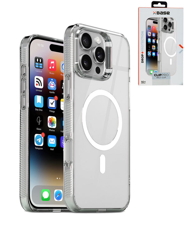 xBase Crystalline Slim MagSafe Case iPhone 16 Pro Max - CLEAR