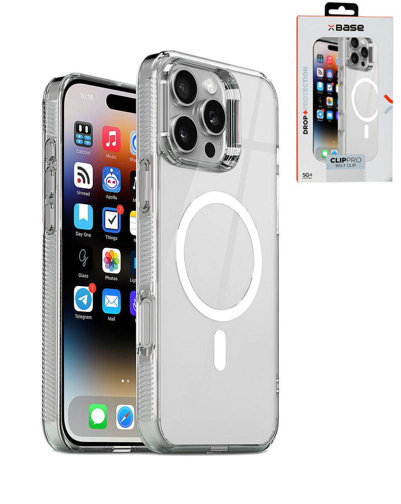 xBase Crystalline Slim MagSafe Case iPhone 16 Pro Max - CLEAR