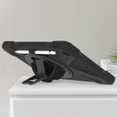 Funda heavy duty xBase ArmorTech con correa de mano y de hombro y soporte (Negro)