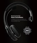 Auriculares inalámbricos Bluetooth Urban Sound Gear Viper 2 negros, con micrófono y almohadillas cómodas para oficina y trucker.