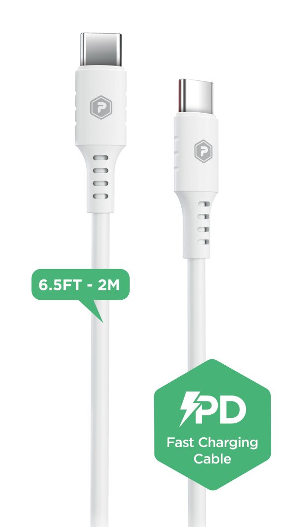 Encuentra el cargador de pared ultra rápido PowerPeak de 30W con cable USB C-C de 6 pies en Guatemala para tus dispositivos.