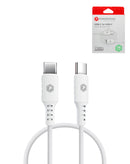 Encuentra en Guatemala el puerto de carga PowerPeak ECONOMY USB C-C (BLANCO) de 3ft y 60W en SlowBack, distribuidor mayorista de accesorios tecnológicos.