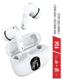 Auriculares inalámbricos Bluetooth Urban Sound Gear Vibes blancos con cancelación de ruido activa (ANC) y ambiental (ENC).