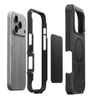 Compra el Case heavy-duty xBase Boulder MagSafe con clip de cinturón para iPhone 17 Pro en Guatemala.